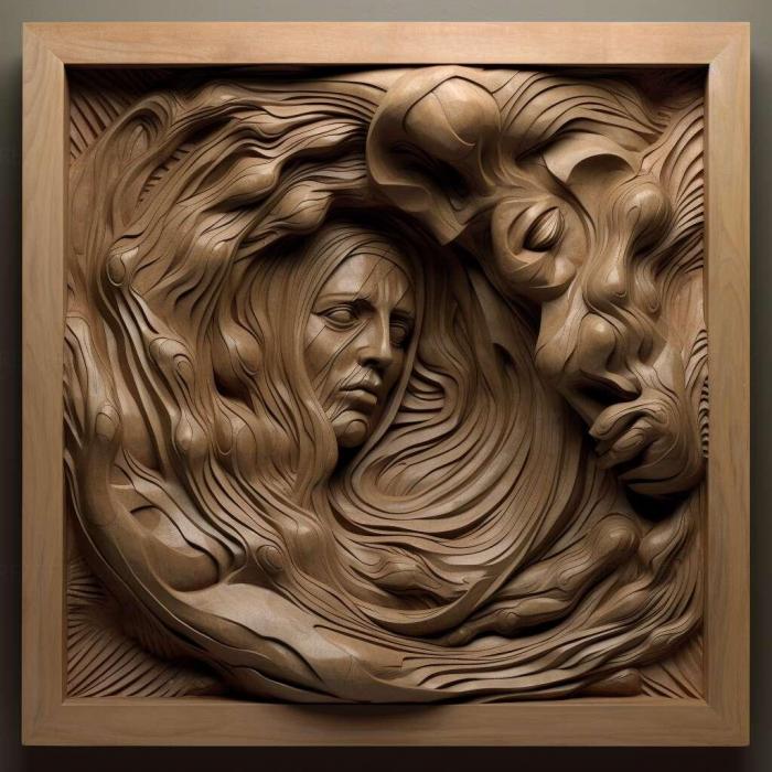 نموذج ثلاثي الأبعاد لآلة CNC 3D Art 